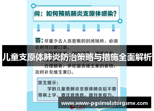儿童支原体肺炎防治策略与措施全面解析
